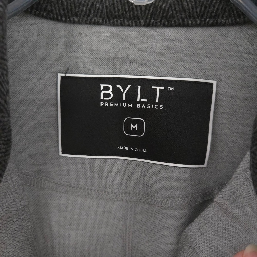 Bylt Fairway Quarter Zip Womens Size M Grey Performance Long Sleeve - Picture 8 of 12